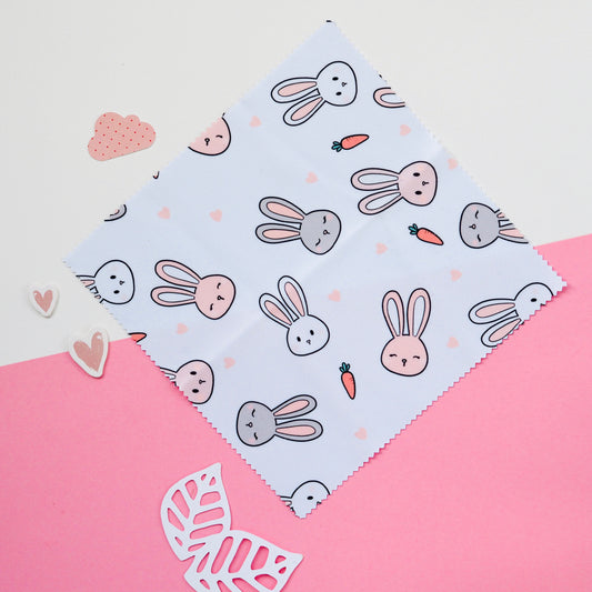 Nyuszis szemüvegtörlő kendő