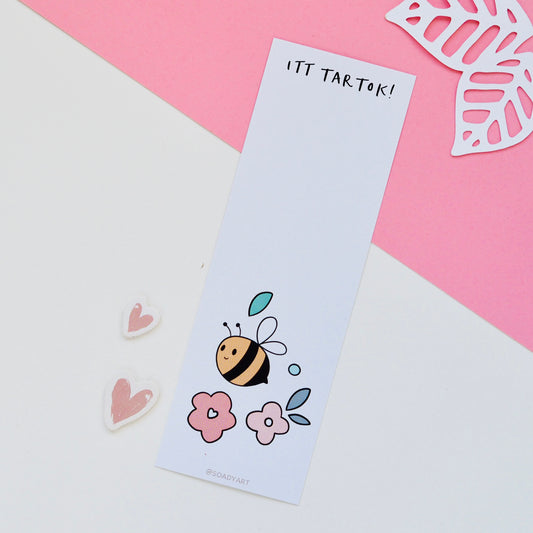 Méhecskés könyvjelző