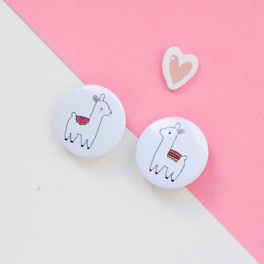 Alpakás kitűző szett