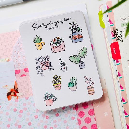 A1 - Növényes matricaív