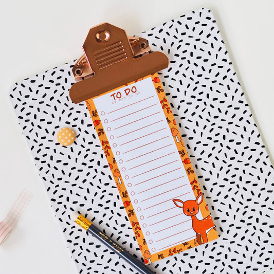 To do (or not to do) őzikés jegyzettömb