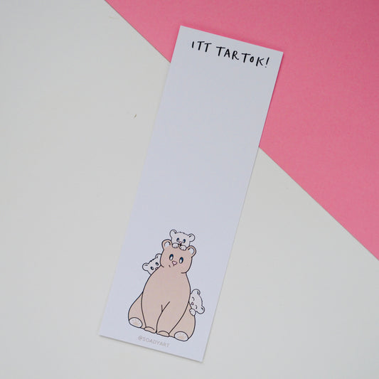 Maci család könyvjelző