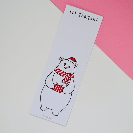 Macis karácsonyi könyvjelző