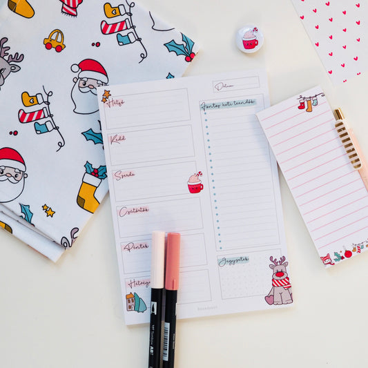 Téli A5-ös heti tervező