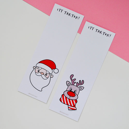 Karácsonyi könyvjelző szett I.