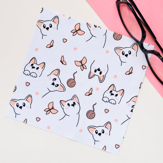 Cicás szemüvegtörlő kendő