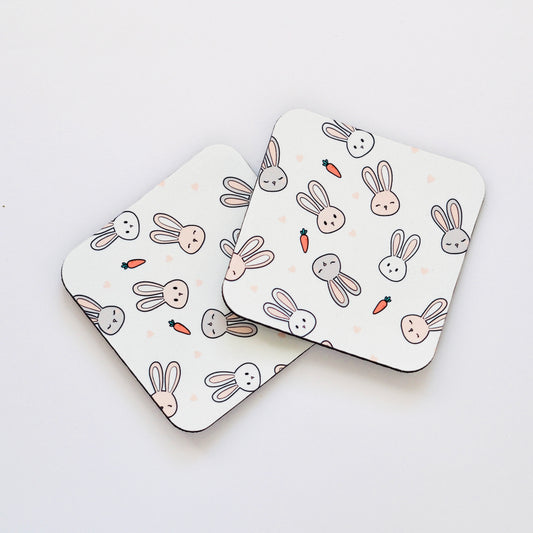 Nyuszis poháralátét szett