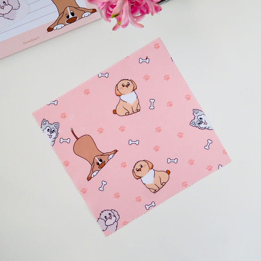 Kutyás szemüvegtörlő kendő