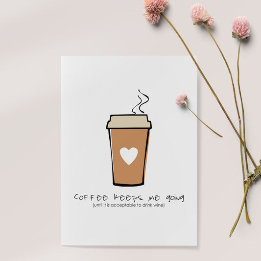 "But first coffee" print